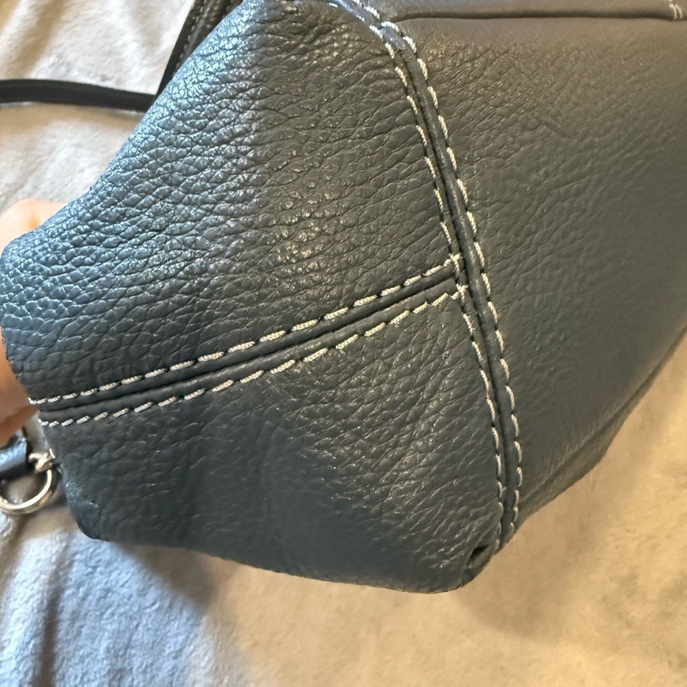 Coach Blue Leather Women's Bag - Picture 6 of 9